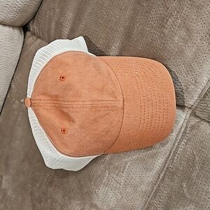 Orange and White Women's Cap